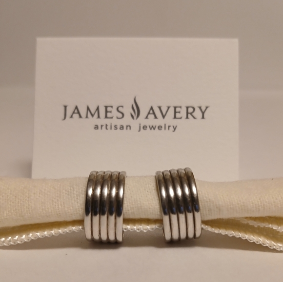 James Avery Retired Rayos Ear Posts - Picture 2 of 15